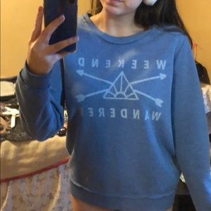 Blue sweater